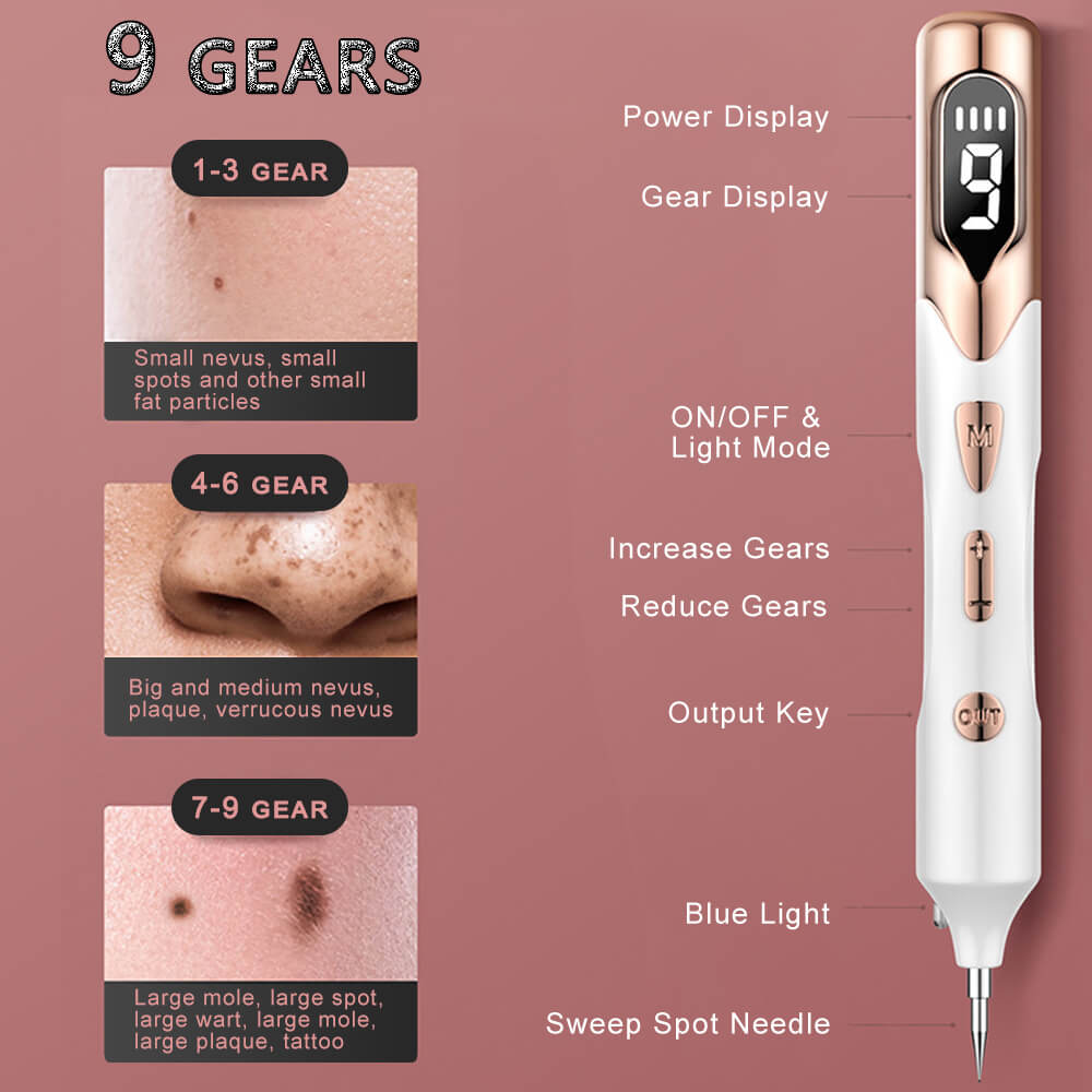 Stylo Plasma élimination de grains de beautés, verrues et autres imperfections